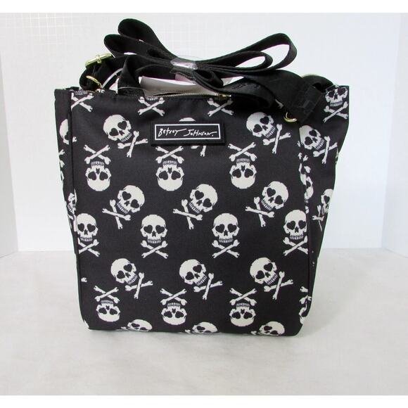 Betsey Johnson Skull Insulated Lunch Tote Bag Crossbody NWT - Picture 7 of 7